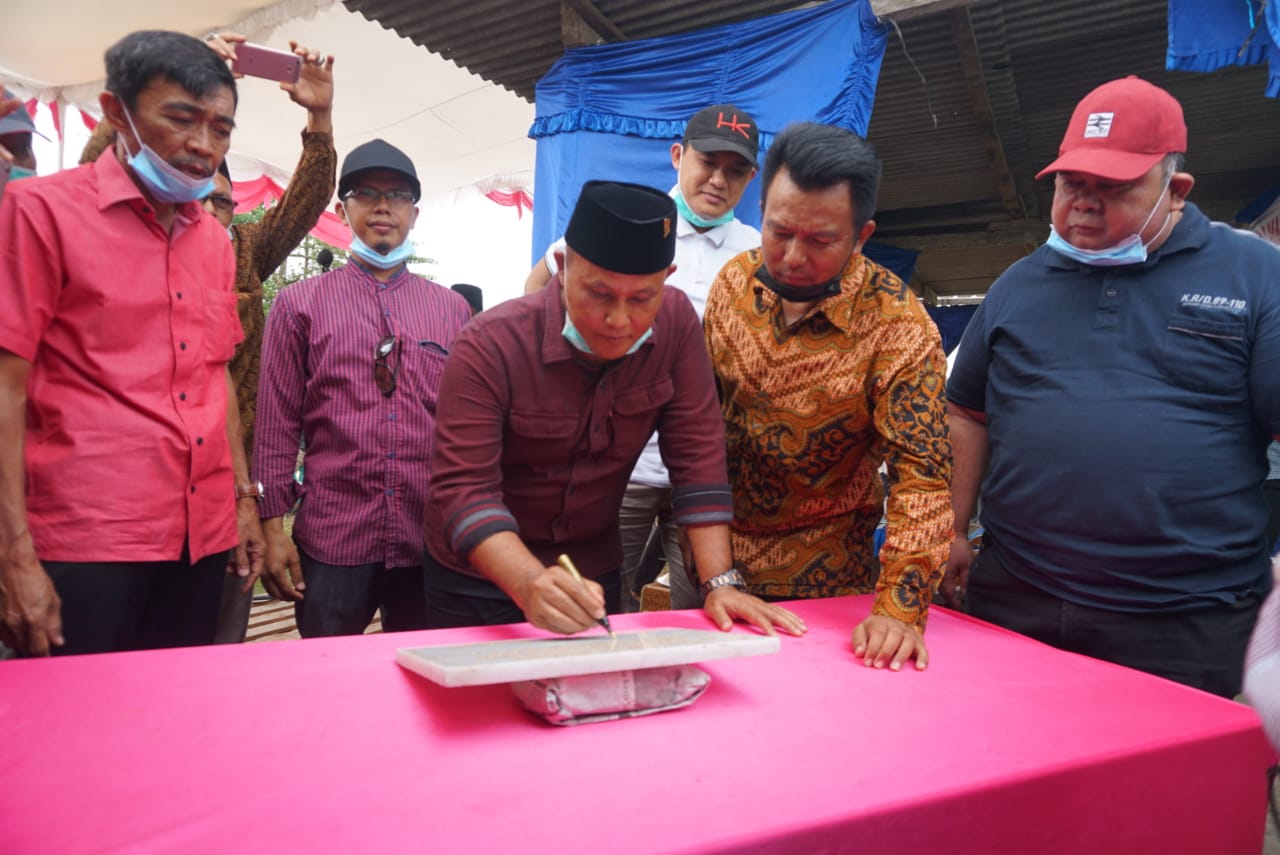 Selesai Cuti Kampanye, Nanang Ermanto Resmikan Kolam Pemancingan Umum di Palas