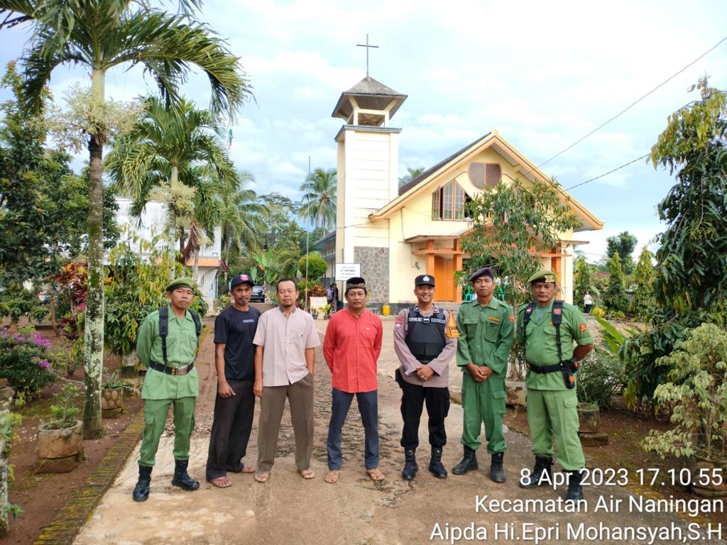 Polda Lampung,  Pelaksanaan pengamanan Hari Raya Paskah Th 2023 berjalan aman kondusif