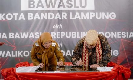 Walikota Resmikan Gedung Bawaslu Kota Bandar Lampung