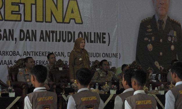 HJ. EVA DWIANA RESMIKAN KEGIATAN SATGAS RETINA DI PEMKOT BANDAR LAMPUNG