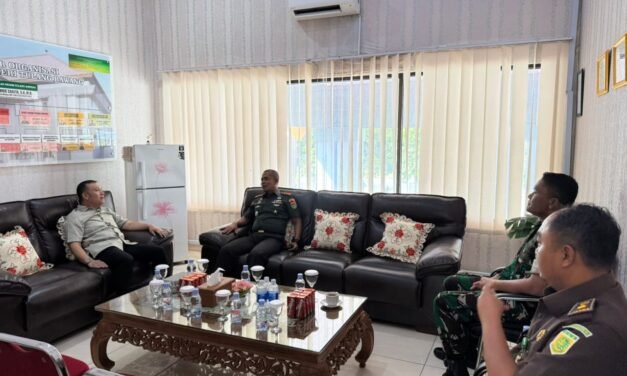 Letkol Syurya Dharma Dandim 0426 TB, Laksanakan Audiensi Dengan Kajari Tulang Bawang